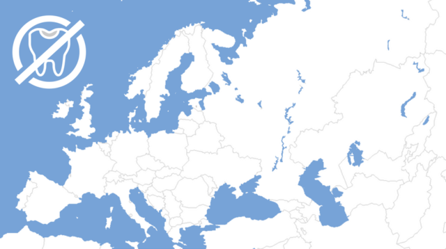 Map of Europe for Illustration