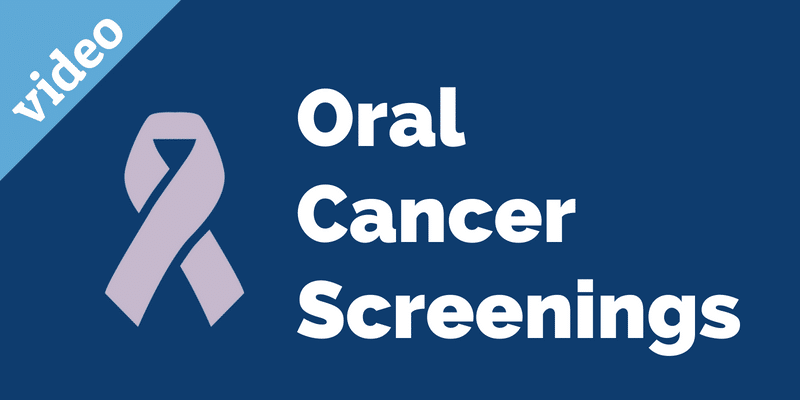 Oral cancer screenings video
