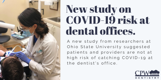 New study on Covid-19 Risks at Dental Offices